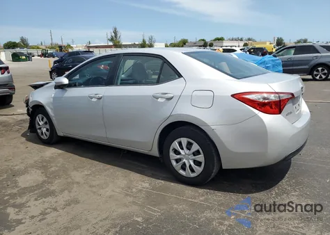 2015 Toyota Corolla L from USA, damaged, VIN 2T1BURHE0FC405551